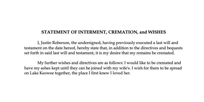 Content Cremation