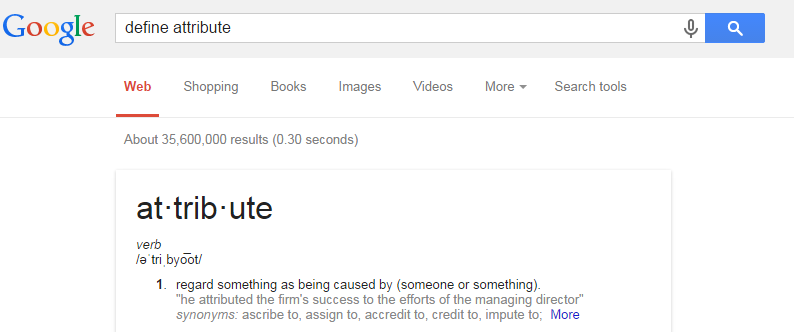It’s OK to Attribute