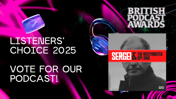 We've been nominated to the British Podcast Awards 2025