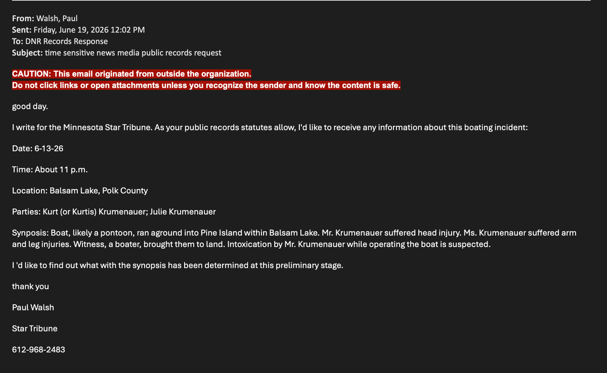 About That Star Tribune Retraction: What Wisconsin DNR Records Show About How the Story Unraveled