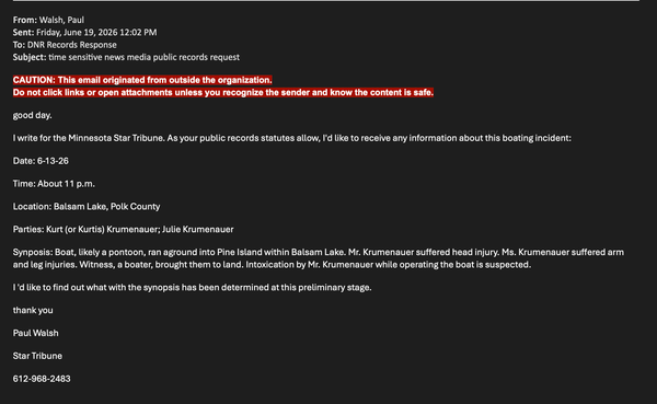 About That Star Tribune Retraction: What Wisconsin DNR Records Show About How the Story Unraveled