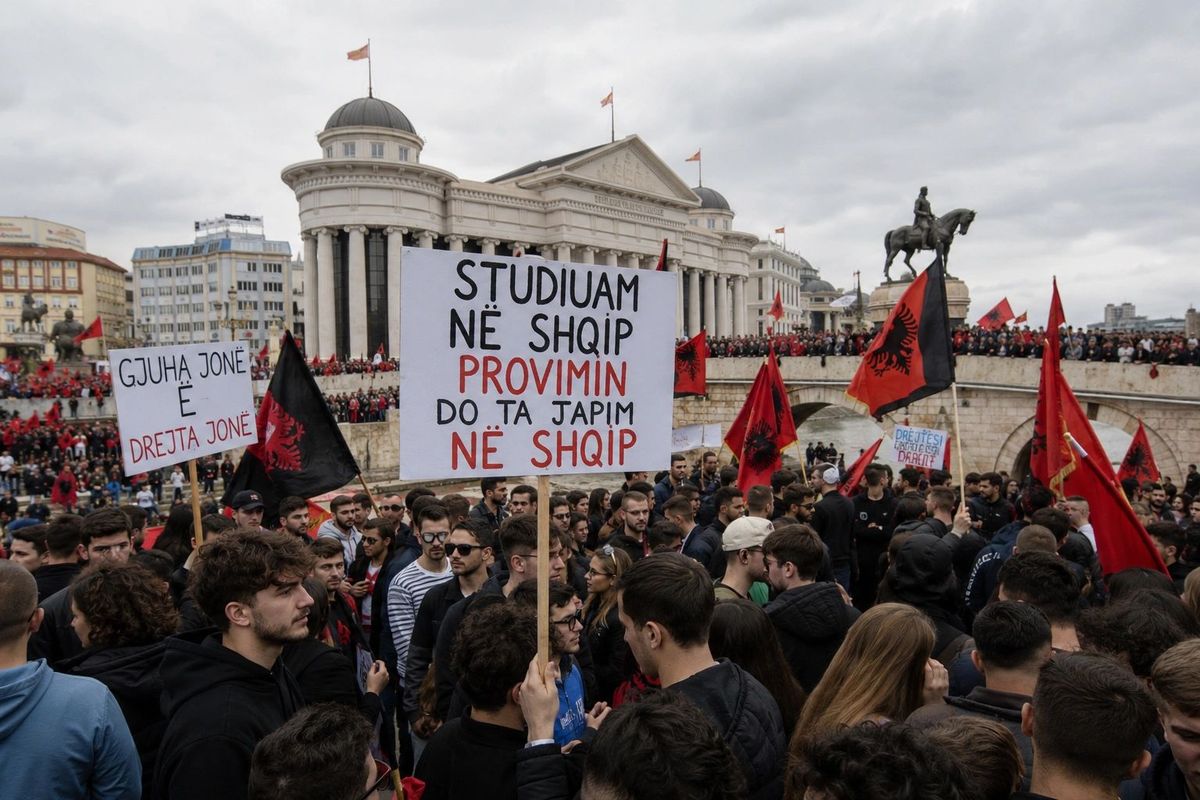 Studentët Shqiptarë në Shkup: Pse po Rebelohen Ata?