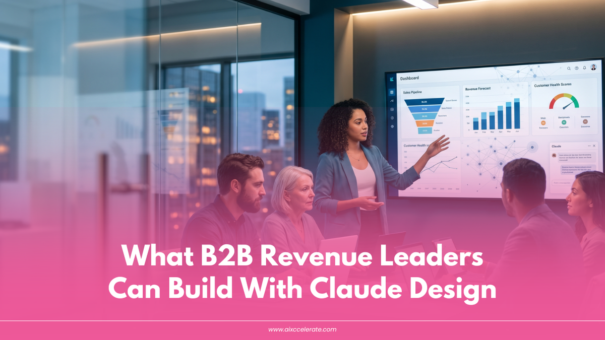 What B2B Revenue Leaders Can Build With Claude Design