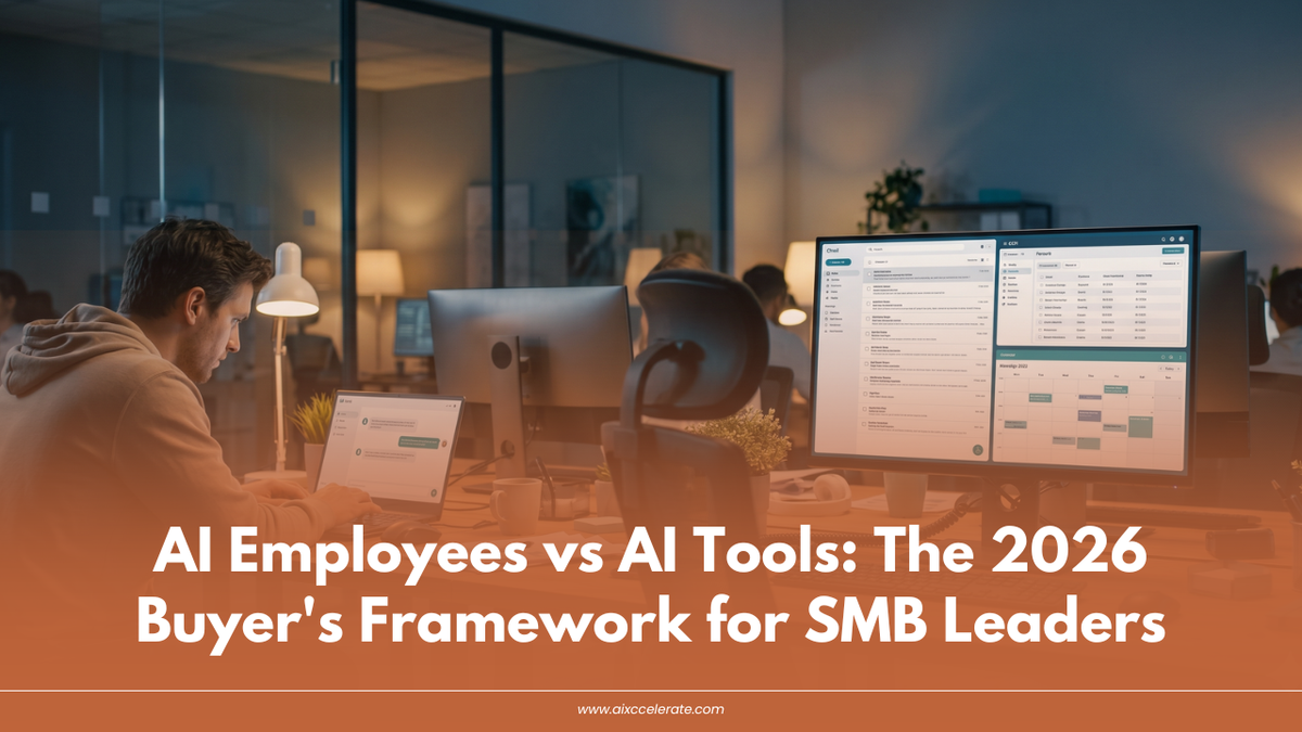AI Employees vs AI Tools: The 2026 Buyer's Framework for SMB Leaders