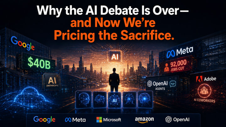 Why the AI Debate Is Over—and Now We’re Pricing the Sacrifice.