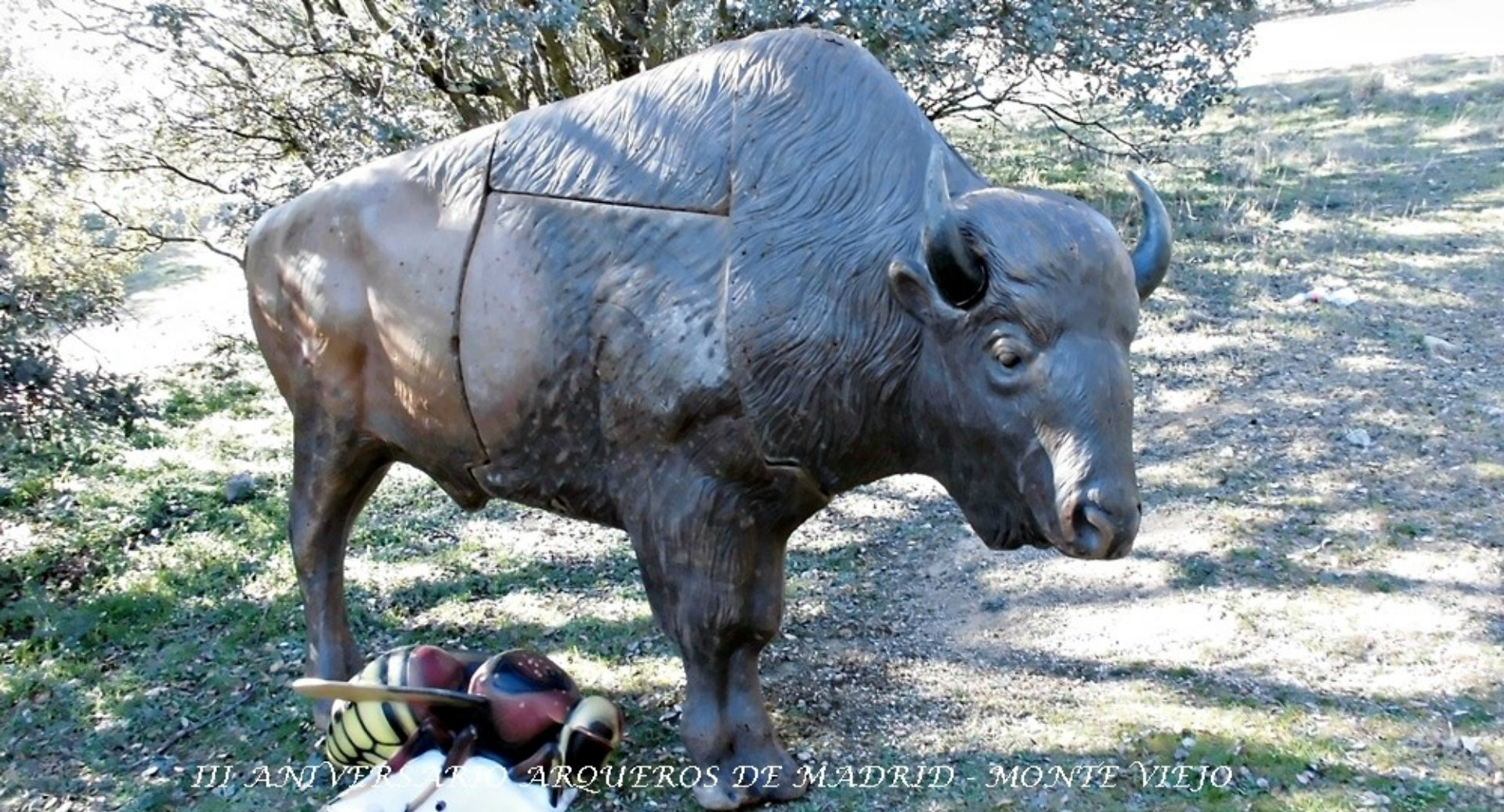 Dos dianas preciosas del III Aniversario de Arqueros de Madrid en el actual campo