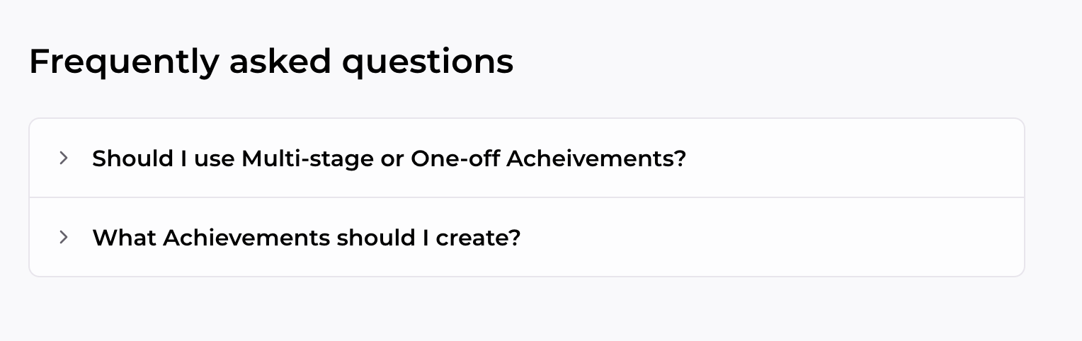 FAQs in the Trophy documentation