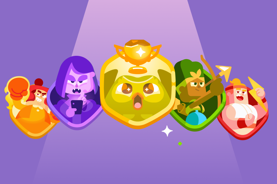 Badges in Duolingo