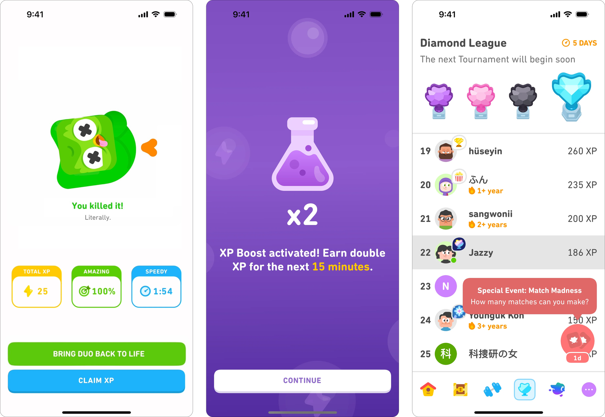 Gamification in Duolingo
