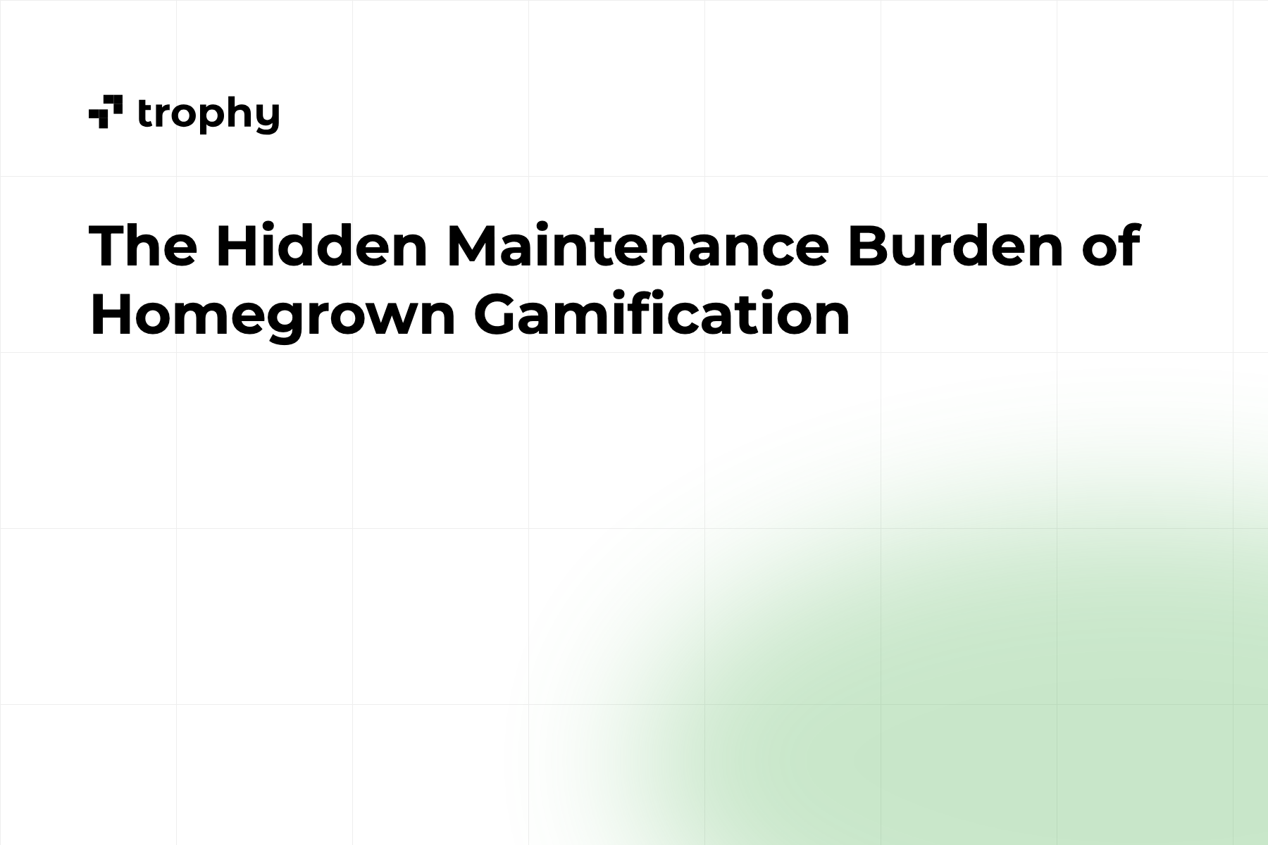 The Hidden Maintenance Burden of Homegrown Gamification