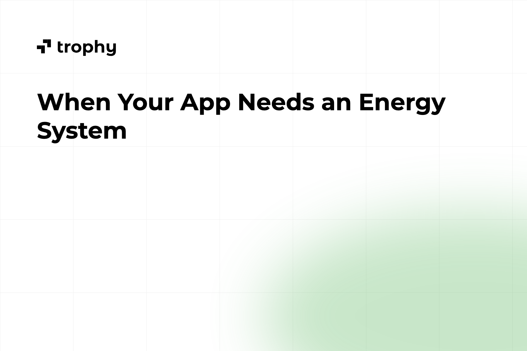 When Your App Needs an Energy System