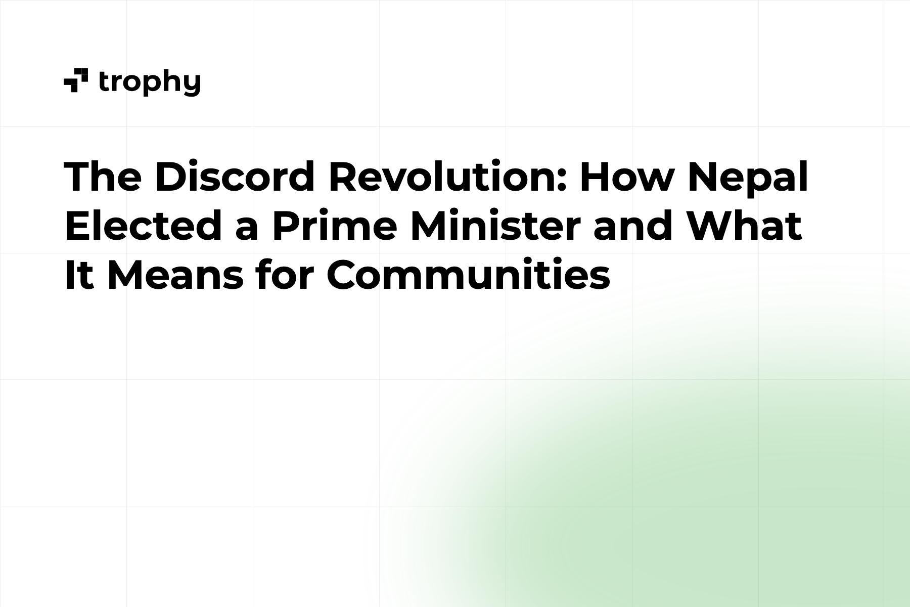 The Discord Revolution: How Nepal Elected a Prime Minister and What It Means for Communities