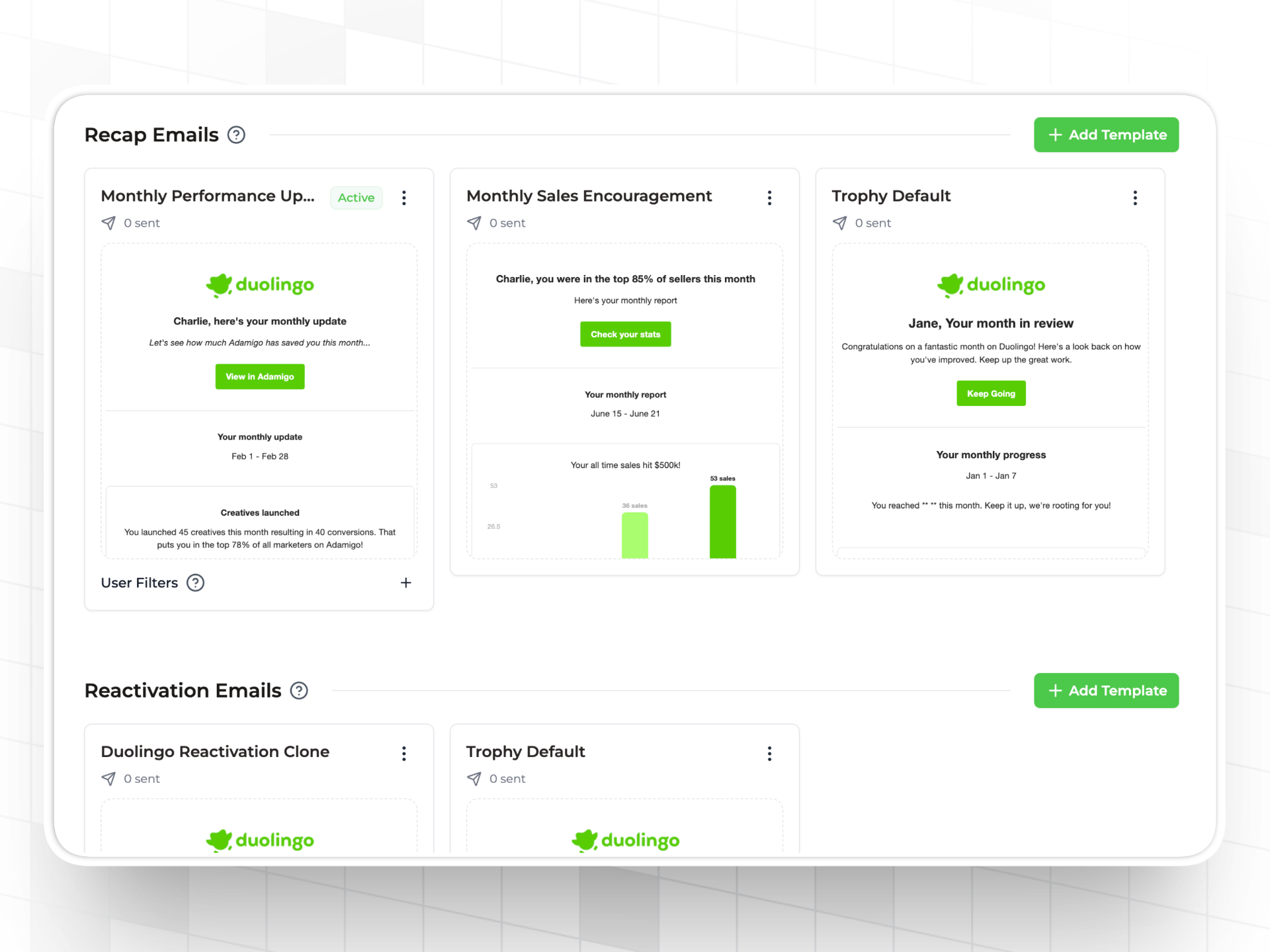 Refreshed notification management in Trophy gamification platform