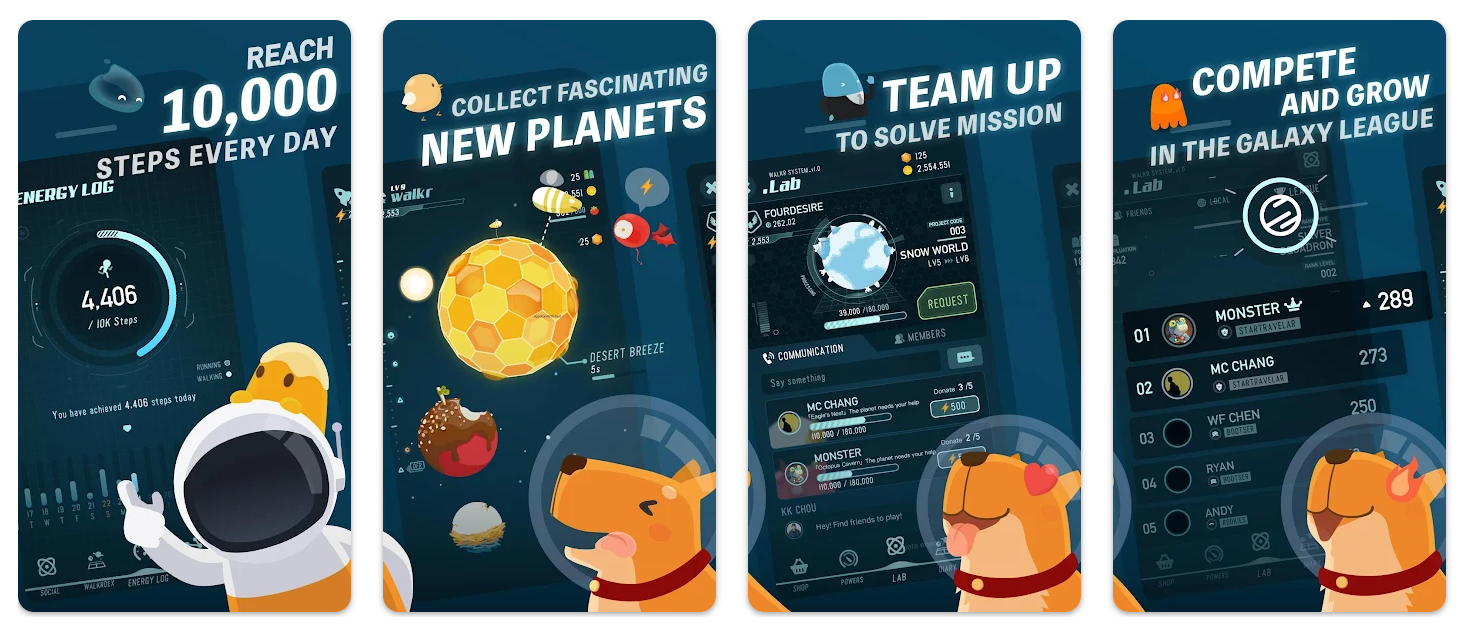 Walkr's gamified fitness app