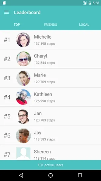 Friend Leaderboards in FitBit