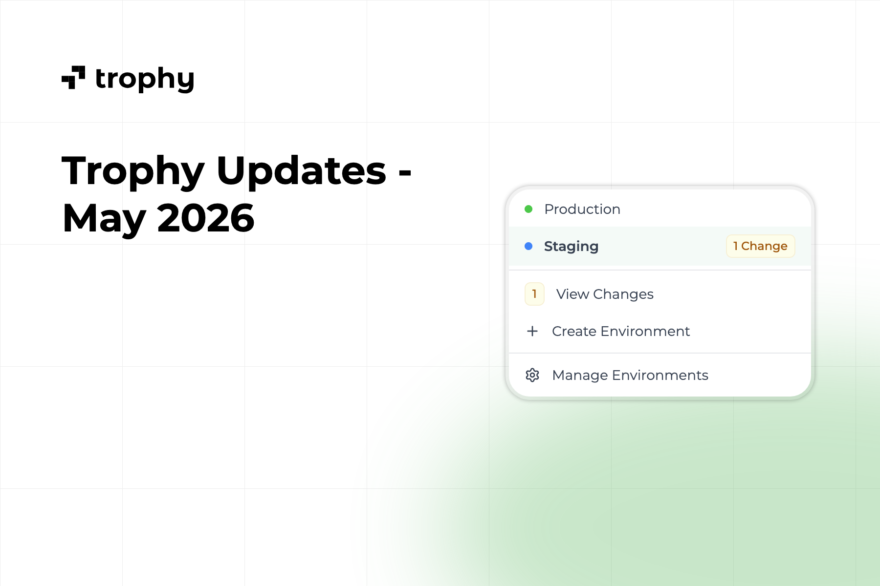 Trophy Updates - May 2026
