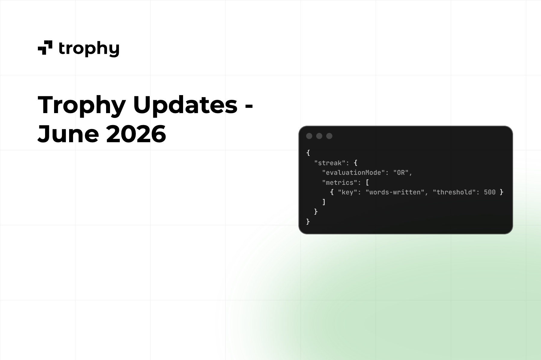 Trophy Updates - June 2026