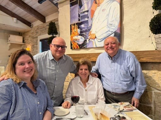 April, me, Mom and Dad