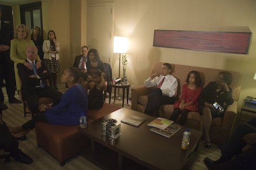 Obama Family Election Night