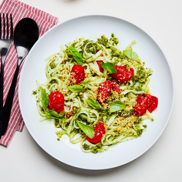 Behind The Bowl: Kale Pesto Noodles