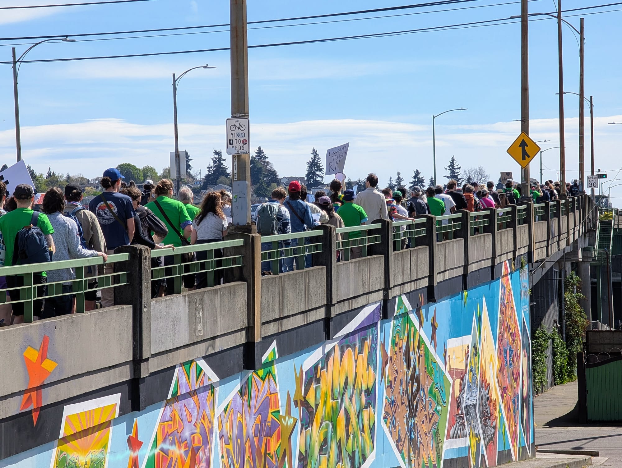Hundreds Turn Out for Save Ballard Rail March