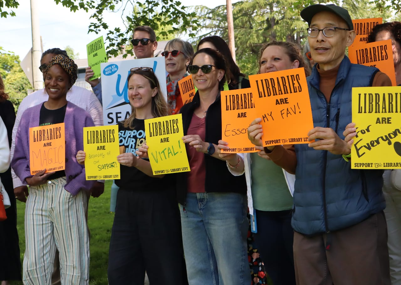 Seattle's Library Levy Renewal Campaign Kicks Into Full Gear