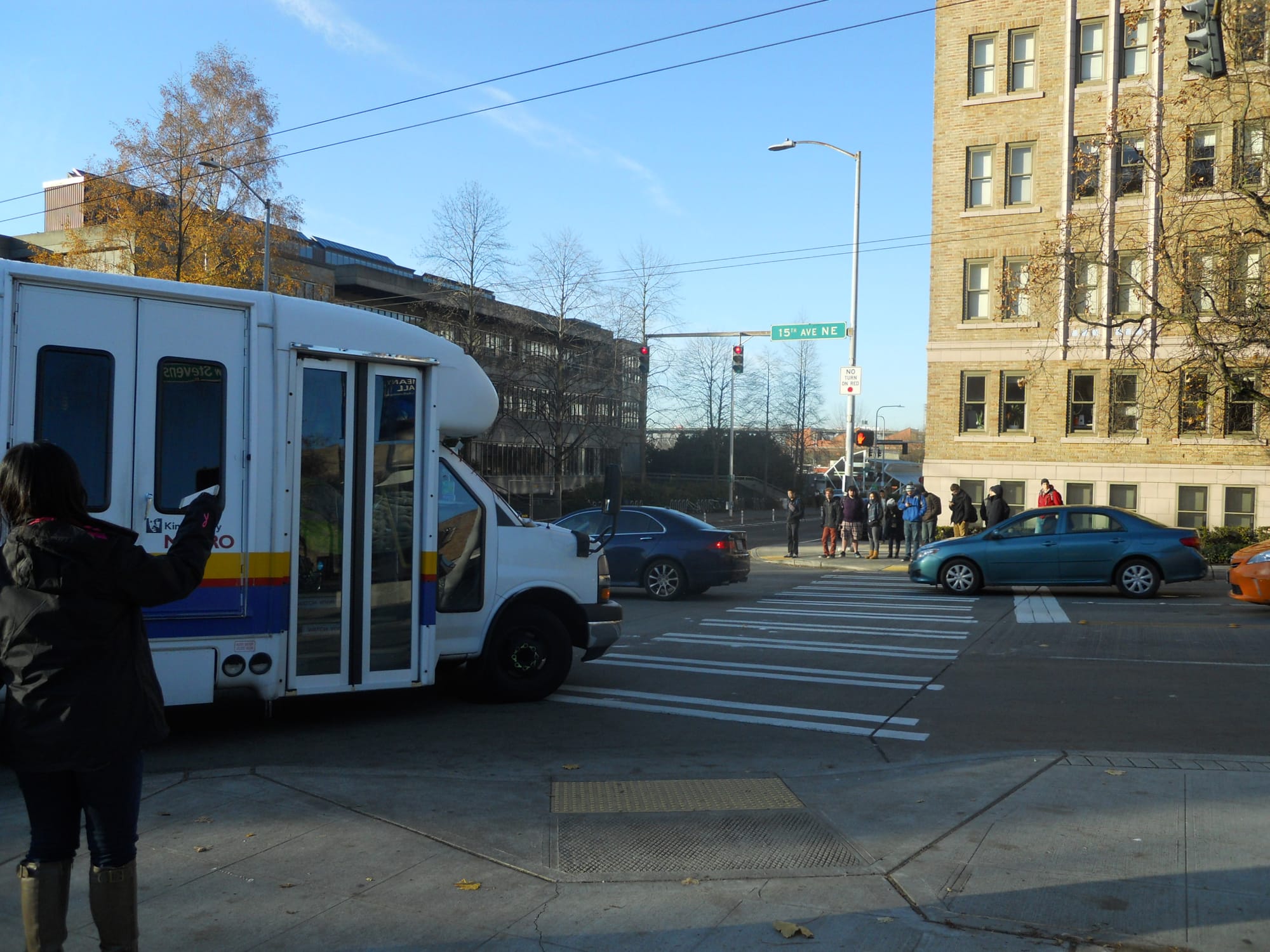 15th Ave NE and NE 40th St in the U District.