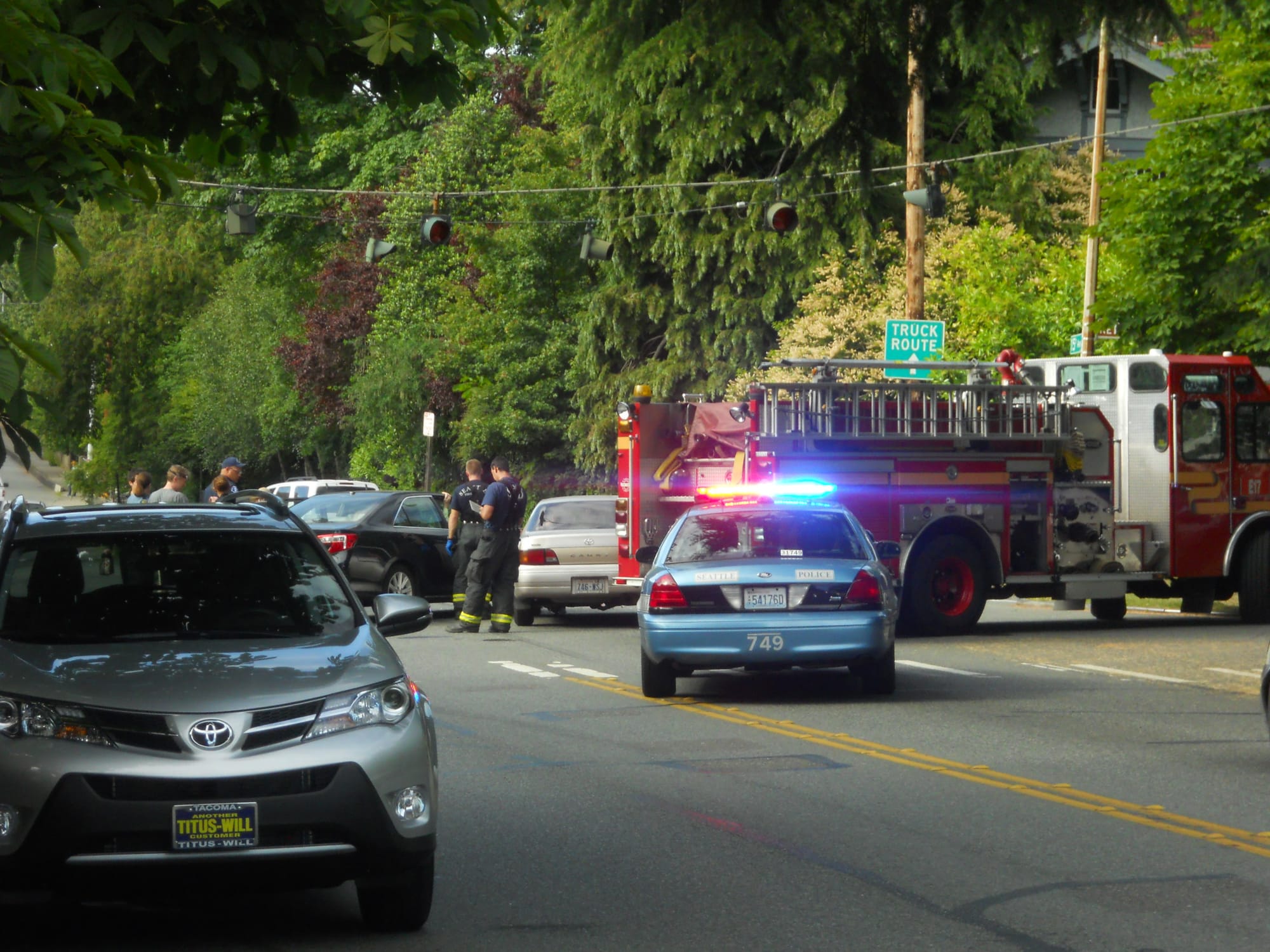 A serious accident in Seattle.