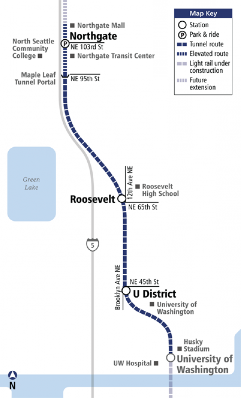 Northgate Link extension schematic.