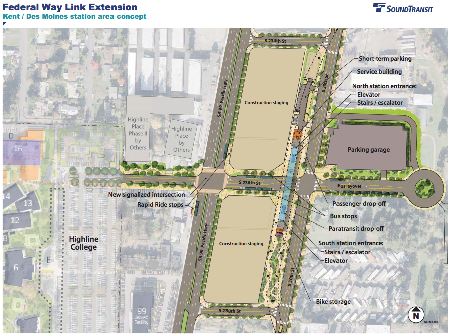 Kent / Des Moines station concept. (Sound Transit)