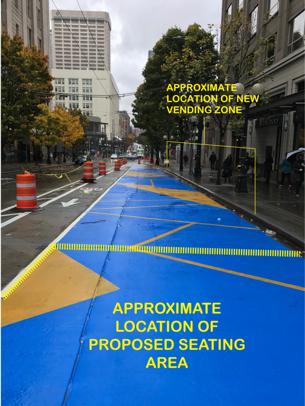 How the pavement park will be divided up. (City of Seattle)