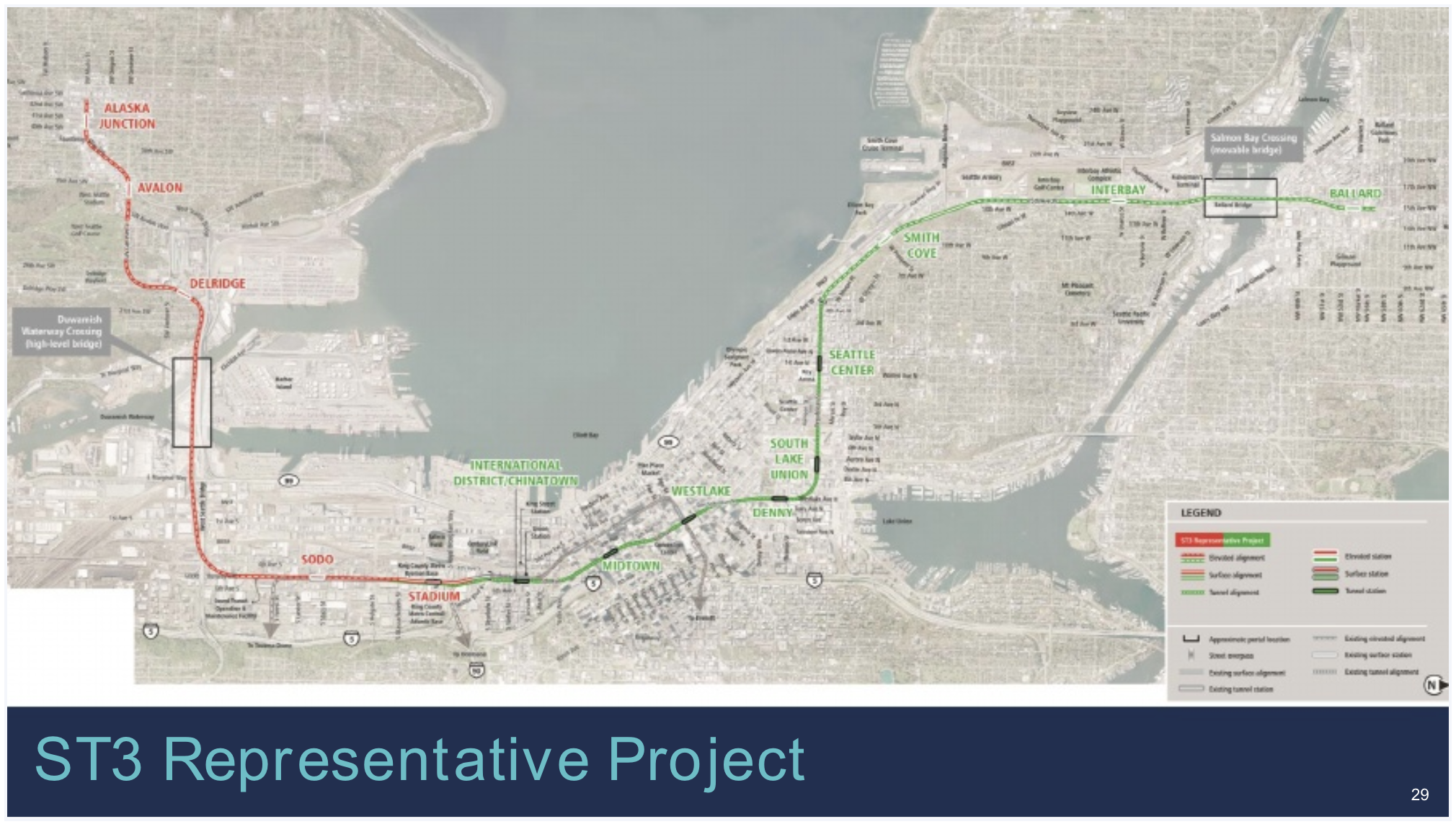 The baseline project that Sound Transit originally proposed. (Sound Transit)