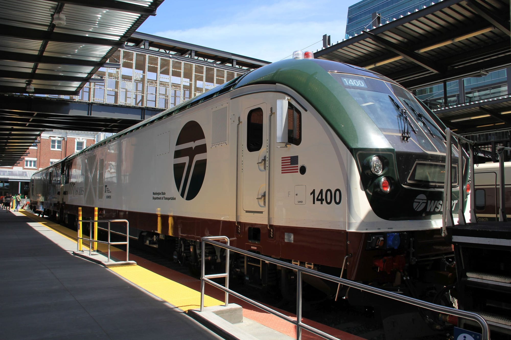 A photo of a WSOT train.