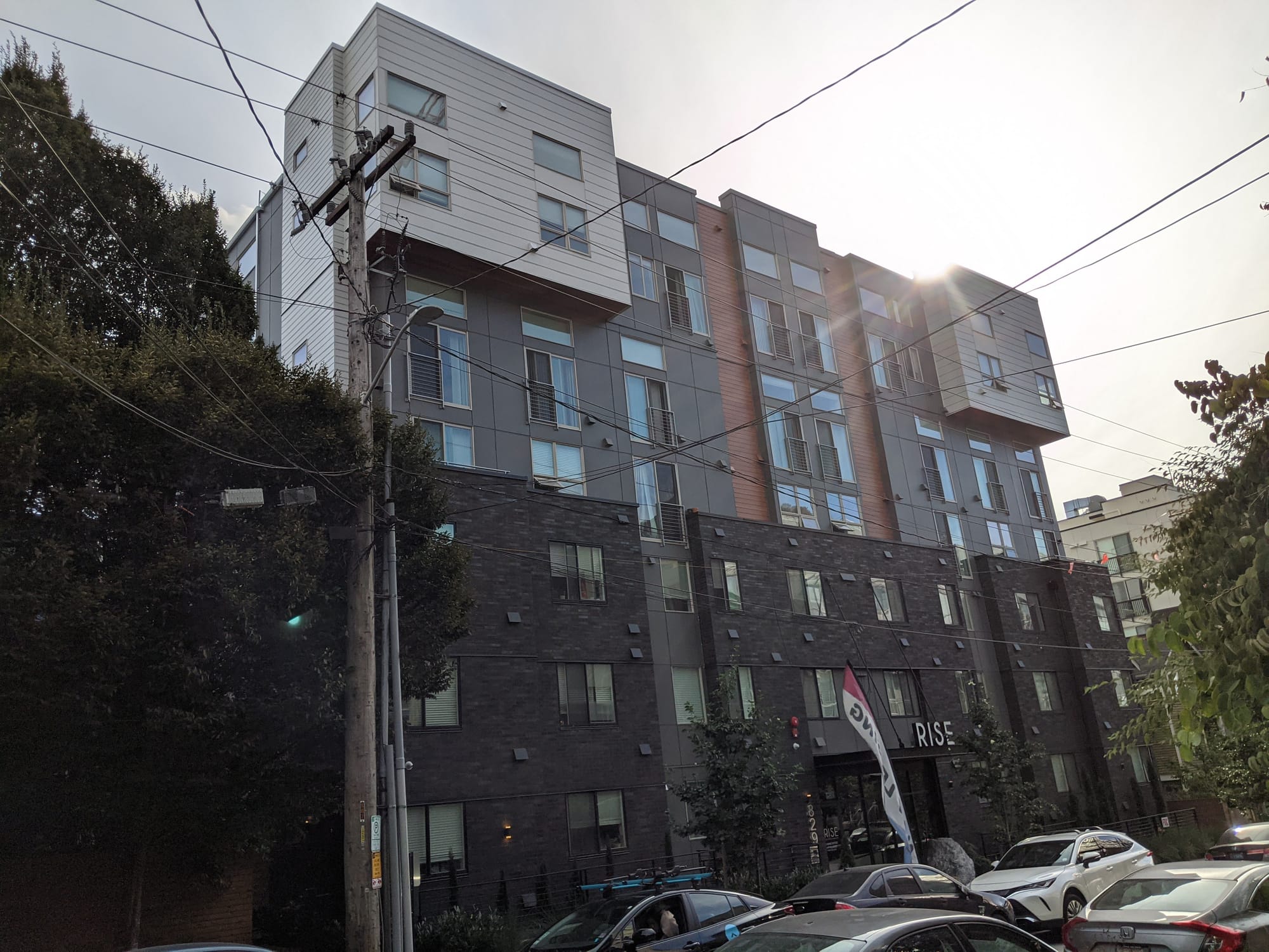 The Rise on Sixty-Seventh apartment building in the Roosevelt Neighborhood. 