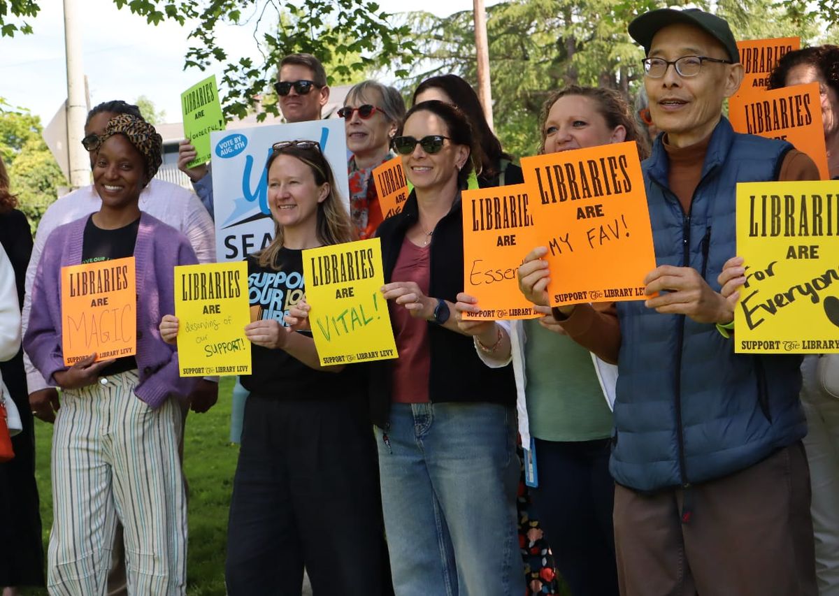Seattle's Library Levy Renewal Campaign Kicks Into Full Gear