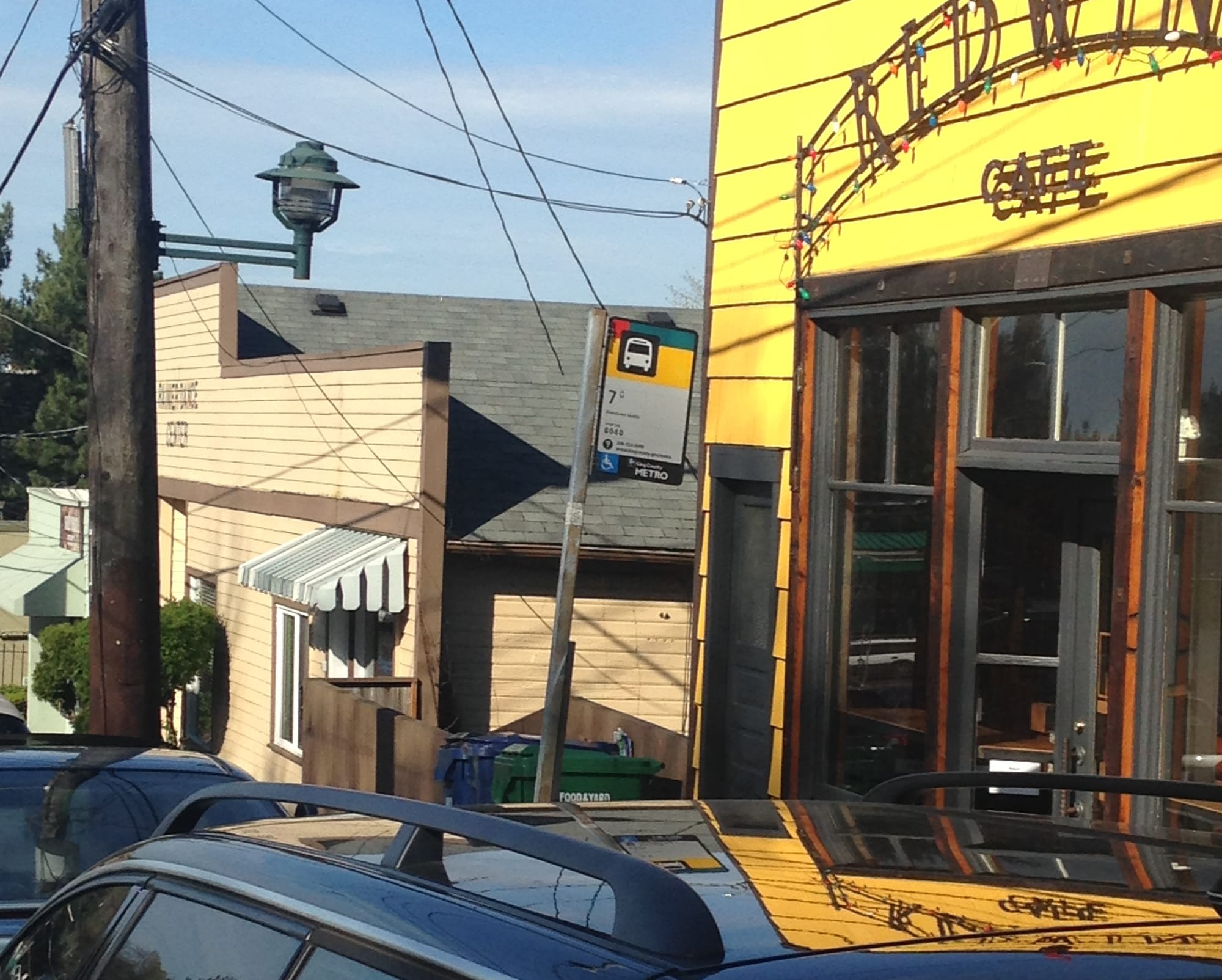 Stories from Metro Route 7: Redwing Cafe and Stop 8040