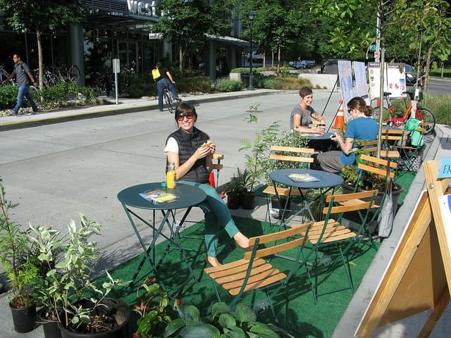 It’s PARK(ing) Day in Seattle, come join us Downtown!