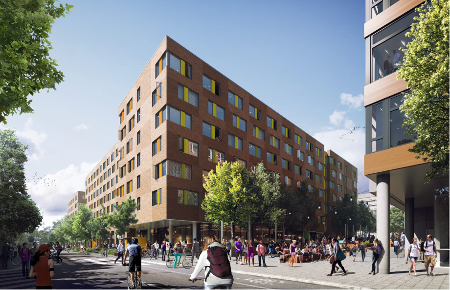                      University of Washington’s New Spaces For Pedestrians and Bicyclists
                     