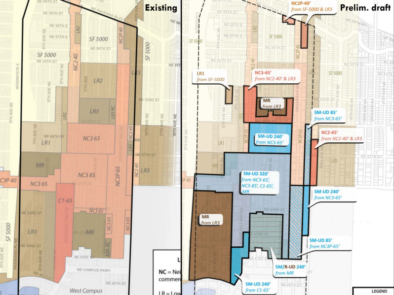 University District: Draft Proposal for Rezones