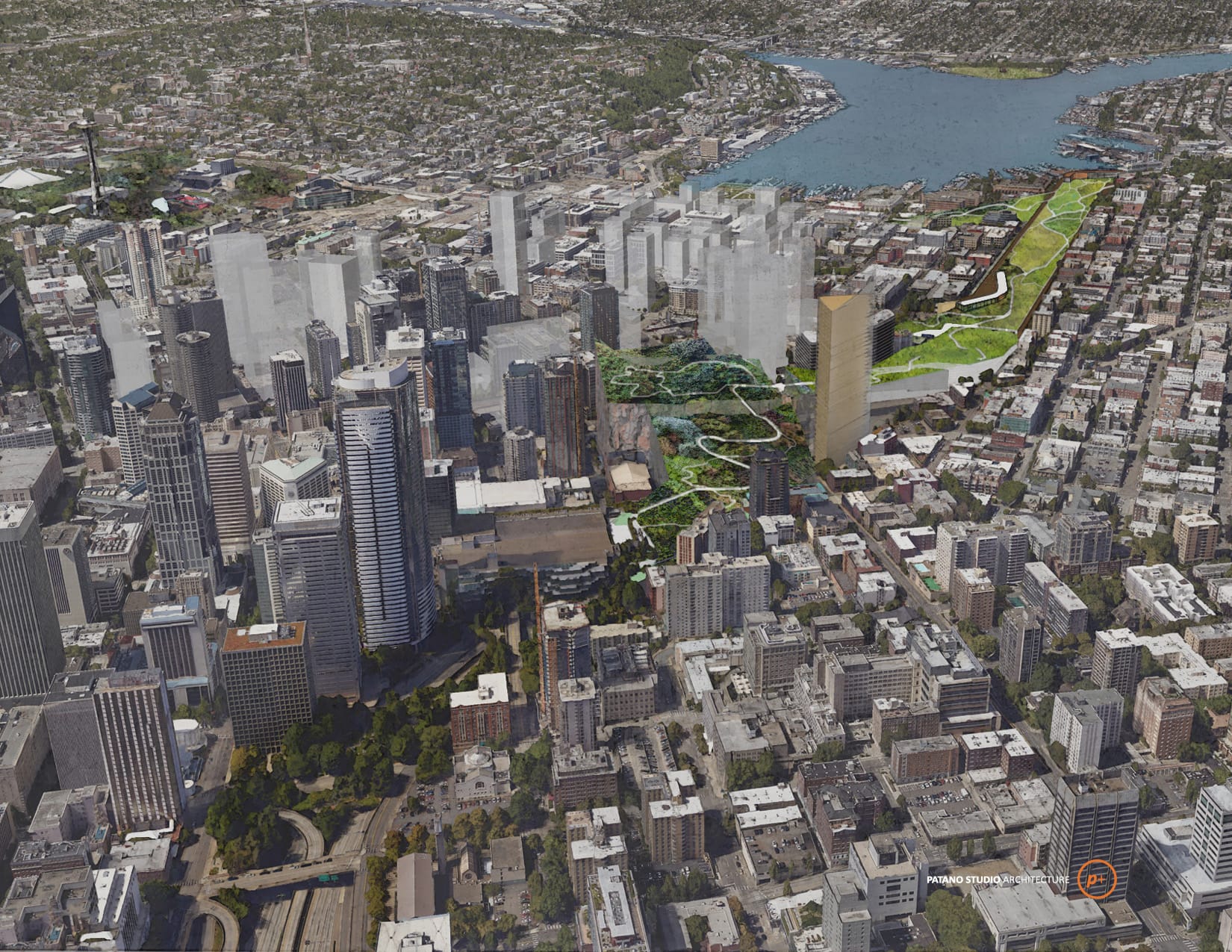                      Lid The I-5 Trench Downtown And Consider Building Housing Too
                     