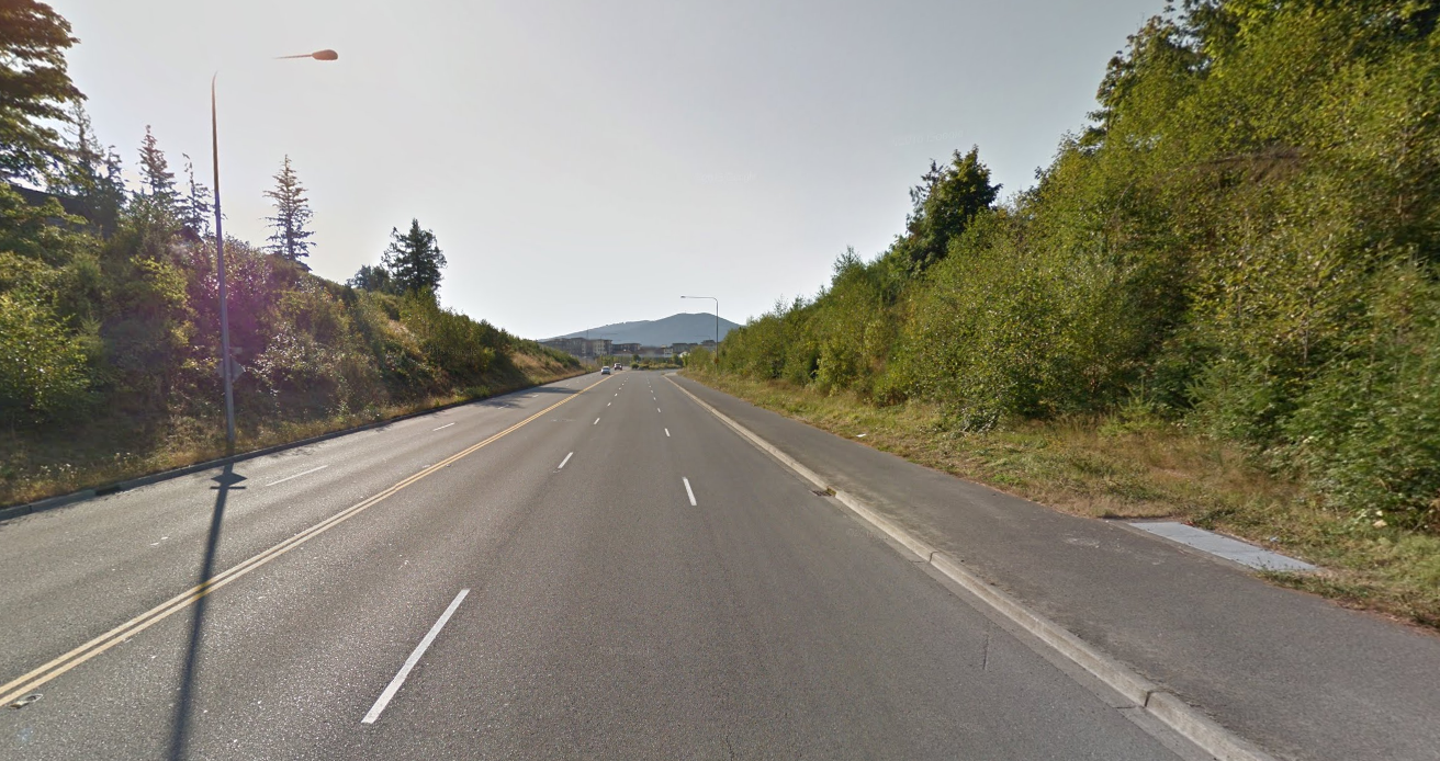 A glimpse of the walking commute I would have had to the local park and ride in the Issaquah Highlands