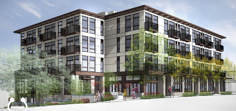 Rendering of 2203 Eastlake Avenue. (City of Seattle/Schemata Workshop)