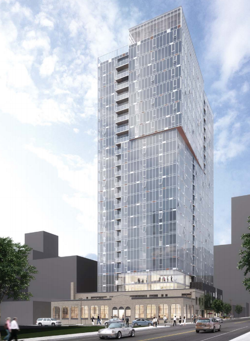Rendering of 901 Harrison. (City of Seattle/Ankrom Moison Architects)