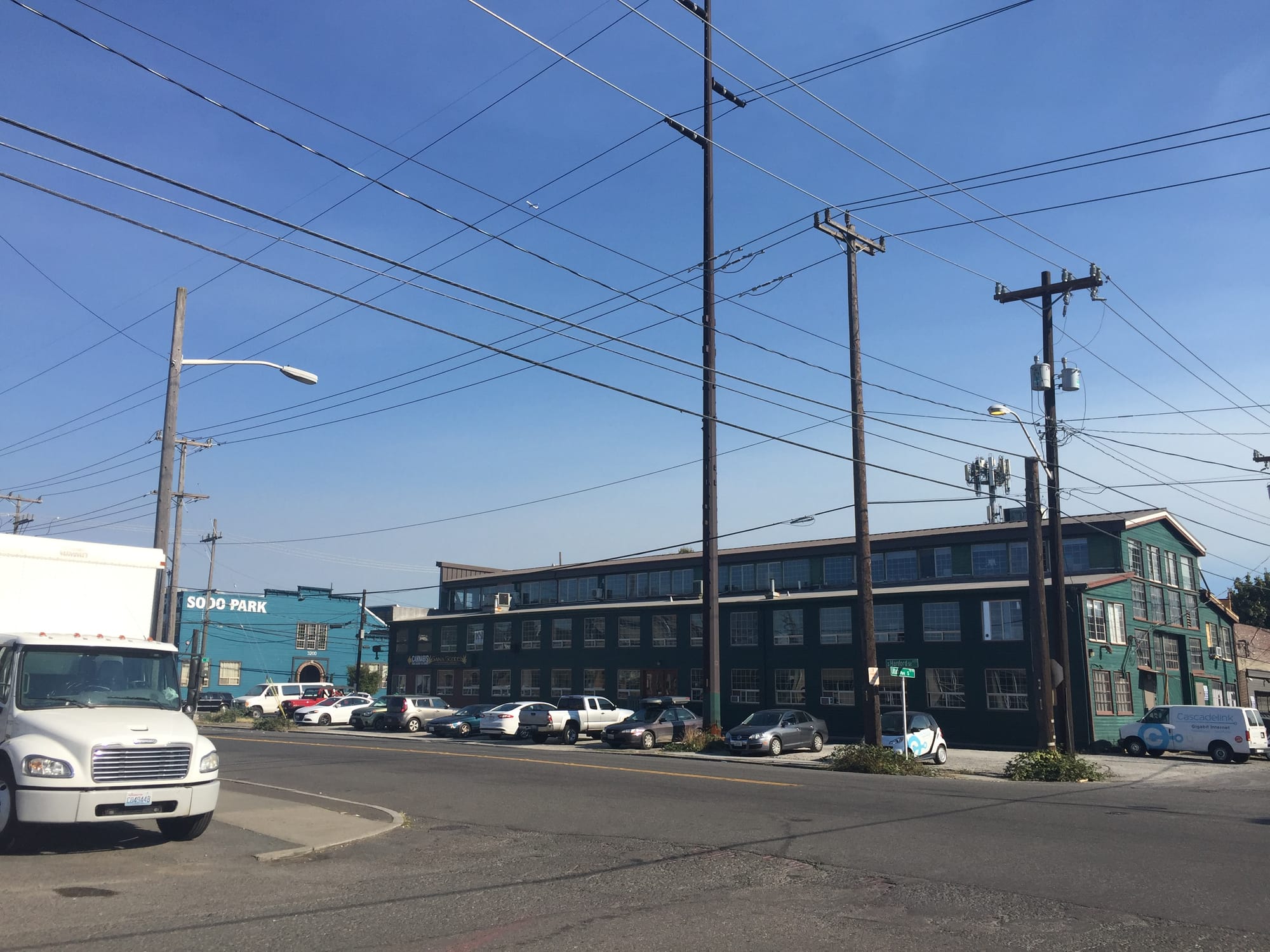 Looking east from the Duwamish Industrial Area.