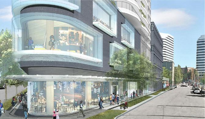 High permeability should make for an inviting streetscape. (Architects)