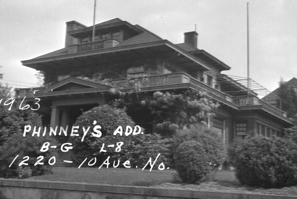 J.W. Bullock House in 1937. (City of Seattle)