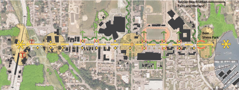 The plan envision better illuminating Henderson Street. ()