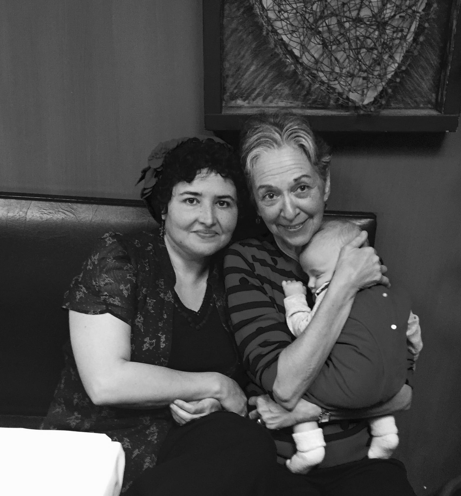 Me with my "NIMBY" mom and nephew. 