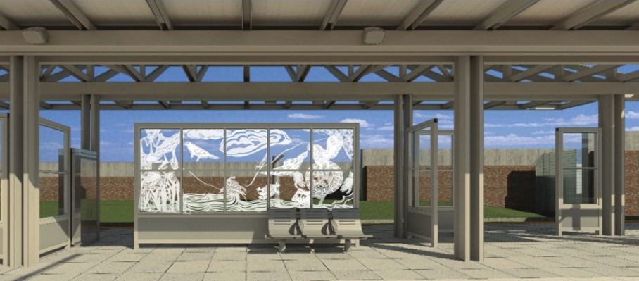 Platform artwork. (Sound Transit)