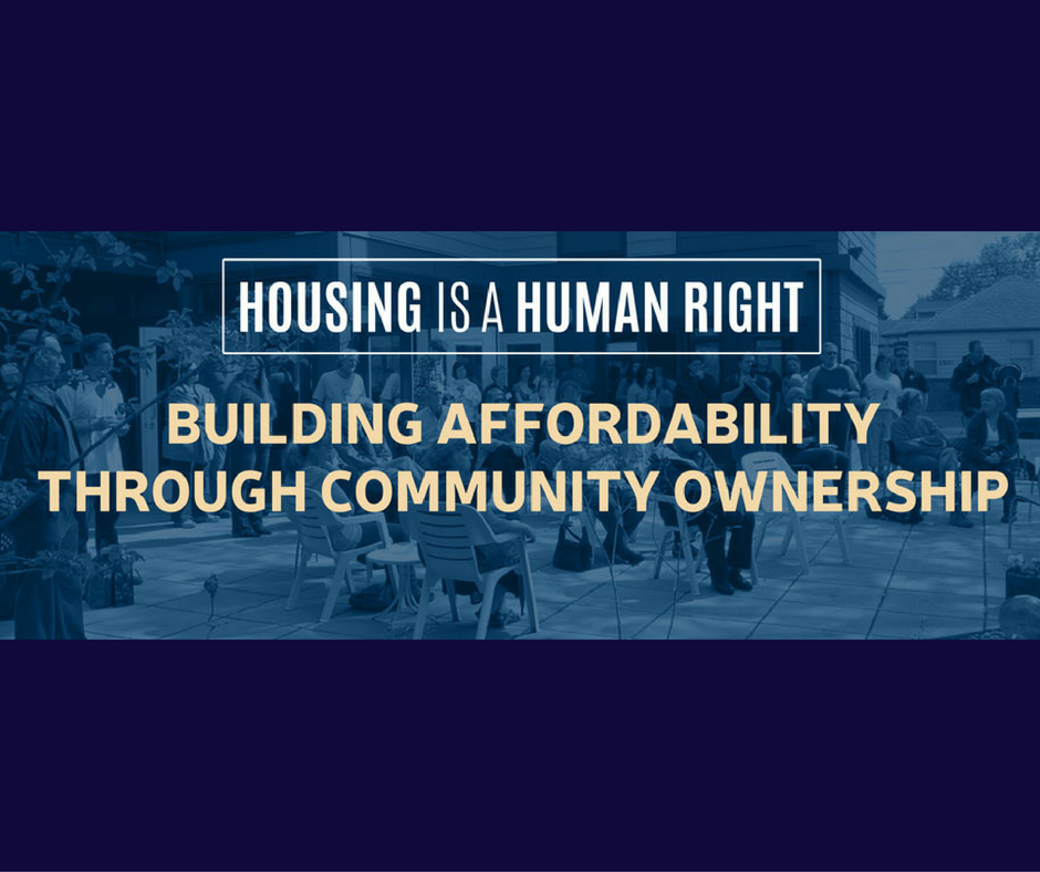                      Reminder: Building Affordability Through Community Ownership Event On Thursday
                     
